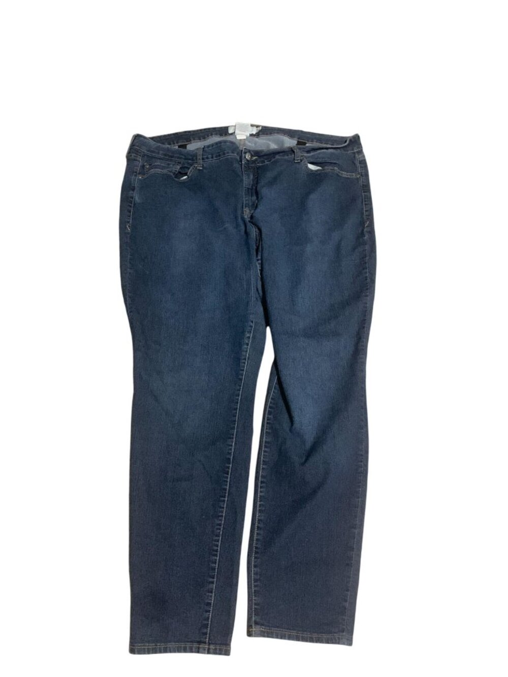 Torrid Womens Plus-Size Dark Wash Stretch Denim Jeans Size 24R Classic Fit
